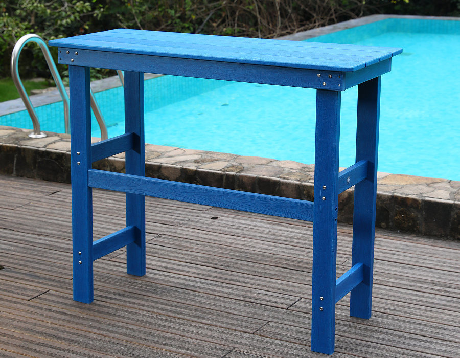 Set Makan Bar HDPE Sosial Biru Cerah
