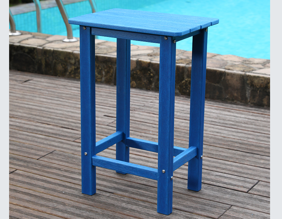 Set Makan Bar High-Top HDPE Biru Pesisir