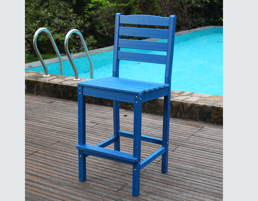 Set Makan Bar HDPE Sosial Biru Cerah